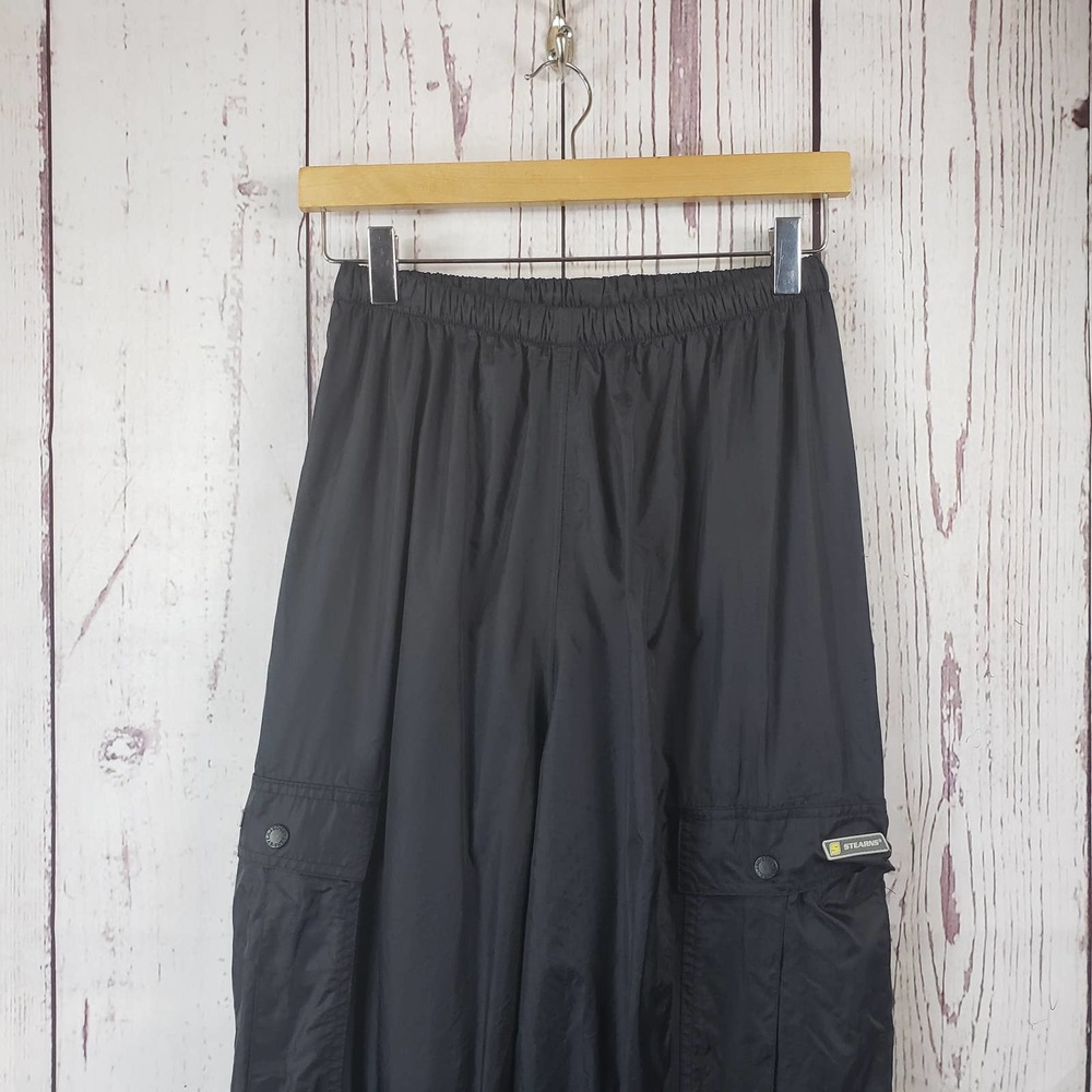 Stearns Dry Wear Jogger Pants Mens Size Medium Pull On Stretch Waist Black